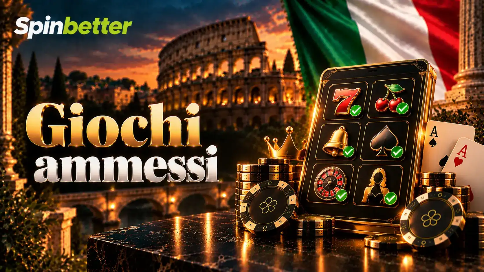 I giochi ammessi al conteggio del requisito e il peso delle puntate